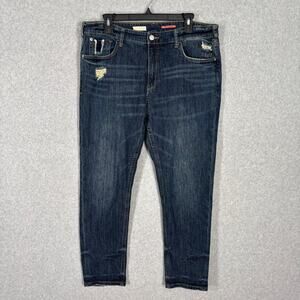 Pilcro Dark Blue Boyfriend Jeans